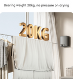 Retractable Stainless Steel Clothesline Black - 4.2m Indoor and Outdoor Drying Solution