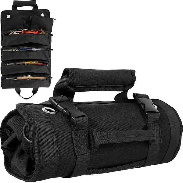 Heavy Duty Tool Bag Organiser Roll Up  Multi-Pocket Carry Pouch