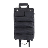 Utility Bag Black Roll-Up Tool Organizer - Detachable Multi-Purpose for tradies
