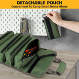 Utility Bag Black Roll-Up Tool Organizer - Detachable Multi-Purpose for tradies
