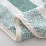 Towels 8-Piece Grey Luxury Coral Fleece Towel & Bath Sheet Set -