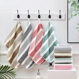 Towels 8-Piece Green Luxury Coral Fleece Towel & Bath Sheet Set