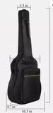 Guitar Case Soft Black Case as Backpack too, Padded, pockets and Straps