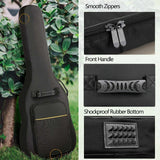 Guitar Case Soft Black Case as Backpack too, Padded, pockets and Straps