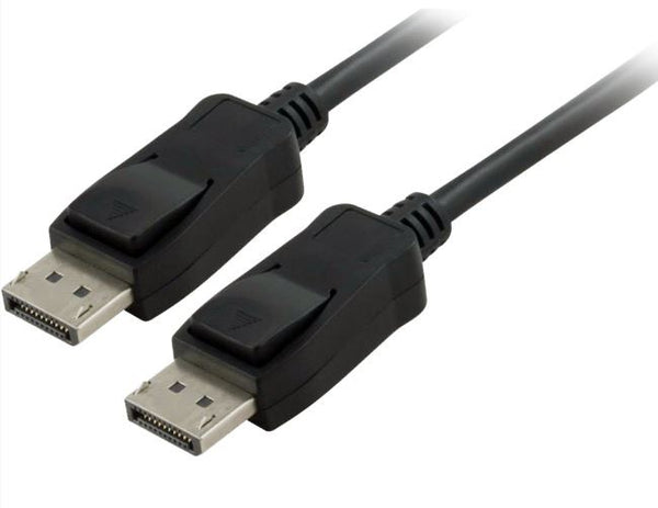 DisplayPort Cable Male to Male 1.2V: Black Display Port 10m (idro)