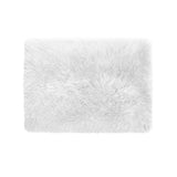 Rug Soft Rug Shaggy for Bedroom Living Room Mat 120x60cm White (IDRO)