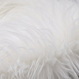 Rug Soft Rug Shaggy for Bedroom Living Room Mat 120x60cm White (IDRO)