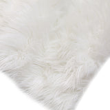 Rug Soft Rug Shaggy  Bedroom Living Room Mat 160X230 White (IDRO)