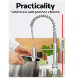 Tap Water Tap Kitchen Tap Mixer with Pull-out Faucet Sink Tap  Brass Watermark