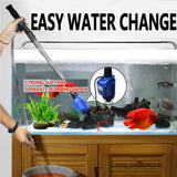 Clean Fish Tank Fast Water Cleaning Electric Aquarium Siphon Tank Vacuum Sand Cleaner