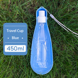 Pet Water Dog Water Bottle and sliding cup  Portable Dogs Drinking
