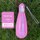 Pet Water Dog Water Bottle and sliding cup  Portable Dogs Drinking