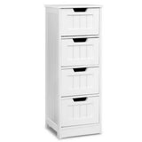 Storage Dresser Bedside Table Bathroom Stand Furniture  30cm x 30cm x 81cm Chest of Drawers