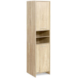 Storage Bathroom 185cm  Furniture Toilet  Cabinet Laundry Natural