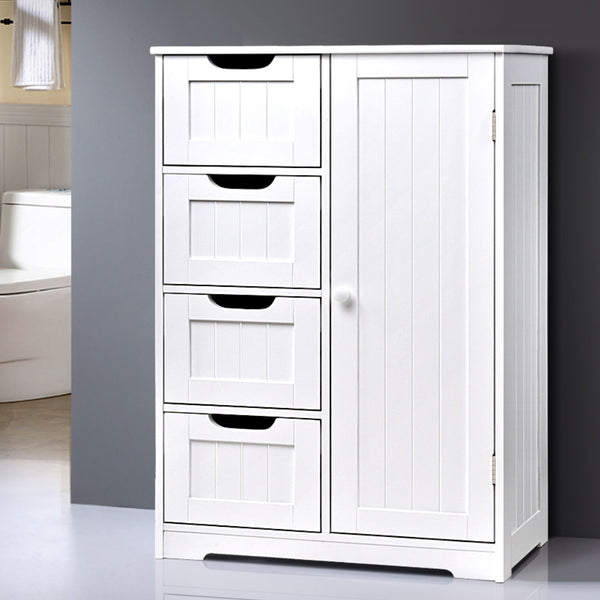 Storage Solutions Smart Living Bath Furniture   (  White )
