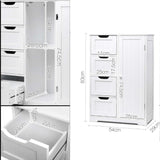 Storage Solutions Smart Living Bath Furniture   (  White )