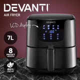 Air Fryer at 7L with LCD Display Touch Oven  Kitchen and Healthy Cook