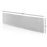 Gutter Guard Leaf Mesh 30 Piece (100cm x 20cm each) Aluminium - Silver