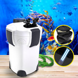 Fish Tank Filter for Aquarium External  2400L per H for 500L Fish Tank  an Outside Canister with Filters High Capacity