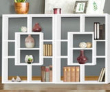 Shelves Display Style Floating Wall Mount Wall shelf Storage Bookshelf Rack White