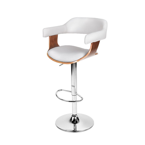 Stool Bar kitchen table stool White and Chrome