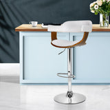 Stool Bar kitchen table stool White and Chrome
