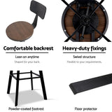 Stool Kitchen Stool Bar Stool with Swivel seat Classic Retro Kitchen Bar Swivel Stool Chair