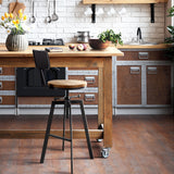 Stool Kitchen Stool Bar Stool with Swivel seat Classic Retro Kitchen Bar Swivel Stool Chair