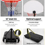 Basket Ball set  Pro Portable Basketball Stand System Hoop Height Adjustable Net Ring