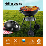 BBQ Charcoal and as Smoker For Outdoor Camping Patio Wood use Barbeque