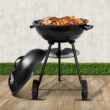 BBQ Charcoal and as Smoker For Outdoor Camping Patio Wood use Barbeque