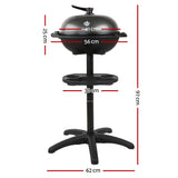 BBQ Outdoor Grill Cook Heat Portable Electric BBQ With Stand BBQ Electric