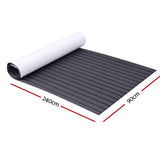 Boat Flooring Mat Decking Sheet Decking Sheet 240x90x0.6cm Dark Grey Decor