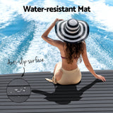 Boat Flooring Mat Decking Sheet Decking Sheet 240x90x0.6cm Dark Grey Decor