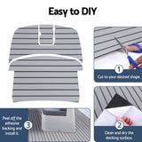 Boat Flooring Mat Decking Sheet Mat Decking Sheet 240x90x0.6cm Light Grey