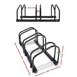 Bike rack for 3 Bicycle Rack  Portable Bike Parking Storage Stand - Black