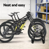 Bike rack for 3 Bicycle Rack  Portable Bike Parking Storage Stand - Black