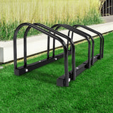 Bike rack for 3 Bicycle Rack  Portable Bike Parking Storage Stand - Black