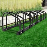 Bike stand Rack Portable Bike 6 Parking Rack  Storage - Black