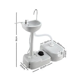 Water basin wash basin wash Portable Camping Wash Basin 43L