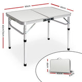 Table Portable Folding Table Camping Table 90x60cm Foldable Table Kitchen Table Beach Table