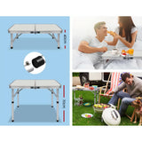 Table Portable Folding Table Camping Table 90x60cm Foldable Table Kitchen Table Beach Table