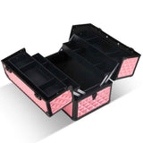 Makeup Portable Cosmetic Beauty Makeup Case - Diamond Pink