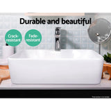 Sink 48 x 38 cm  Ceramic Shape Rectangle Sink Bowl - White Sink