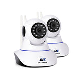 Camera Wireless Set x 2 IP Wireless Camera - White 1080P