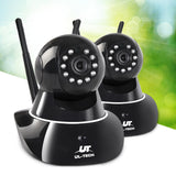 Camera Wireless Set of 2 1080P Wireless IP Cameras - Black
