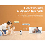 Camera Wireless 1080P Wireless IP Camera CCTV Security System Baby Monitor White