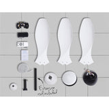 Ceiling Fan 48'' Light Remote Control DC Motor White 3 Blades 1300mm