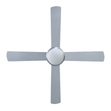 Ceiling Fan 52" Ceiling Fan with Light Silver