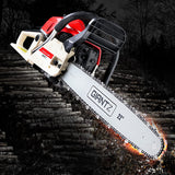 Chainsaw Chain Saw 75CC Petrol Commercial  Bar E-Start Pruning